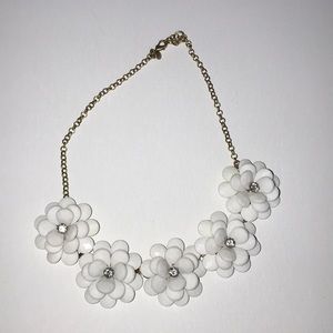 Jcrew flower statement necklace